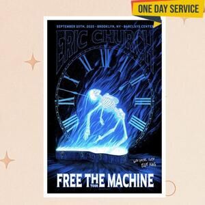 Eric Church September 20 2025 Barclays Center Poster